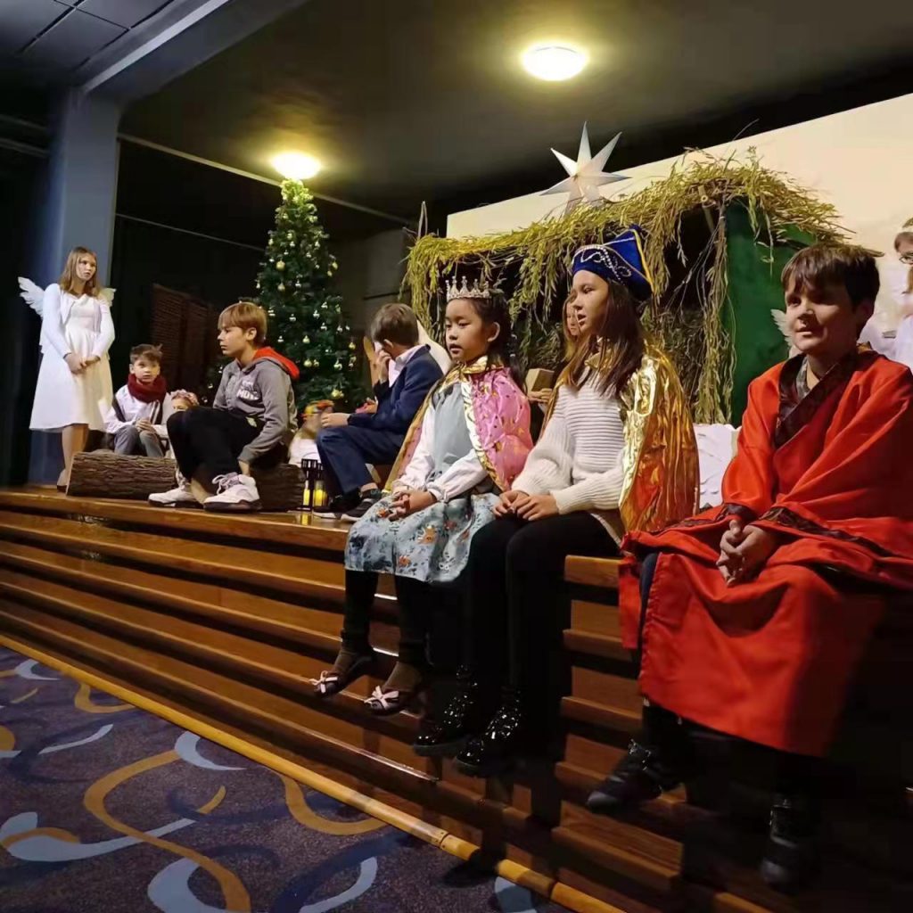 Jasełka w Szkole Polskiej im. Michała Boyma w Pekinie