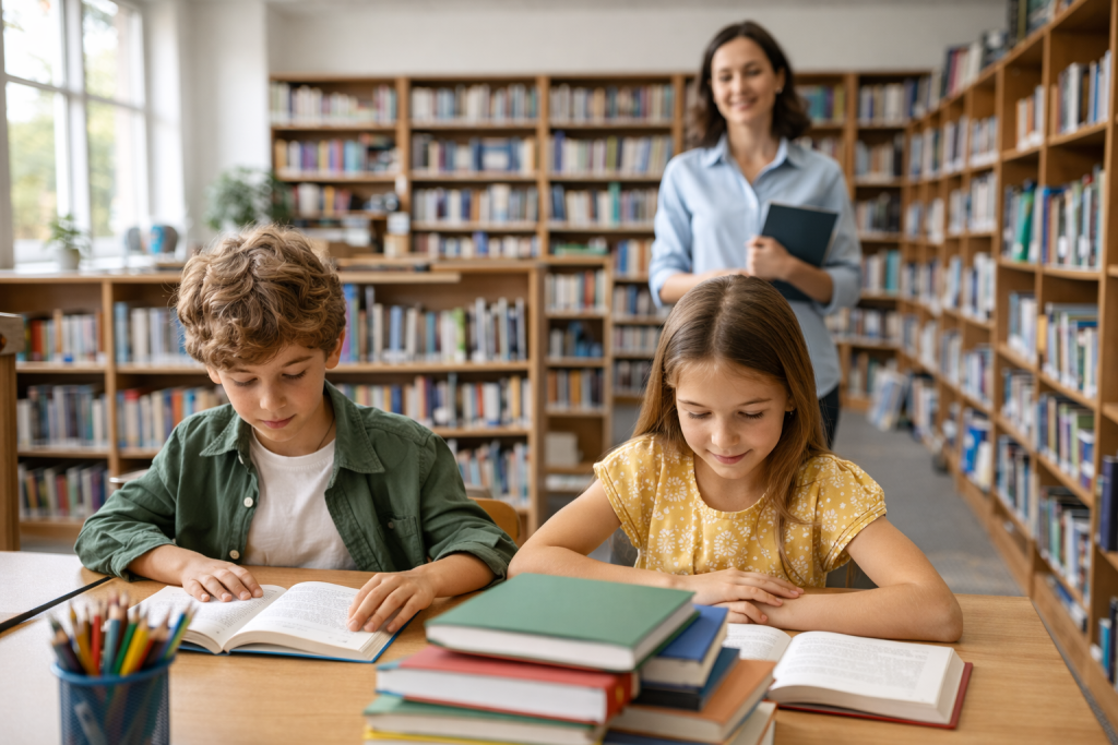Ogłoszenie w sprawie pracy: nauczciel bibliotekarz